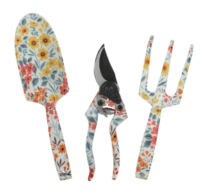 Expert Gardener 3-Piece Pattern Hand Garden Tool Set