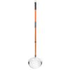 53" Orange Fruit Picking Tool with Stainless Steel and Rubber Handle - Lightweight and durable nut gathering rollers for easy harvesting in gardens an