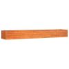 Garden Raised Bed Rusty 157.5"x31.5"x17.7" Corten Steel