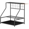 3-Tier Garden Tool Organizer with Hooks