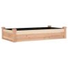 Garden Raised Bed with Liner 47.2"x23.6"x9.8" Solid Wood Fir