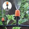20pcs Adjustable Garden Drip Irrigation Misting Nozzles Micro Sprinkler Head Atomizer Irrigation Drippers